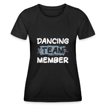 Dancing Team - Frauen Funktions-T-Shirt - Schwarz - Vorne - AI Model Female 172 light (172cm)