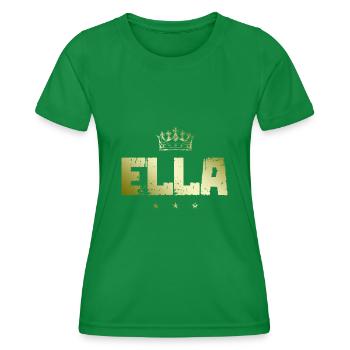 Ella - Frauen Funktions-T-Shirt - Kelly Green - Vorne - AI Model Female 172 dark (172cm)