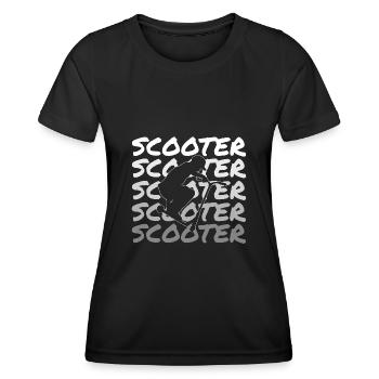 Stunt Scooter - T-shirt sport Femme - noir - Devant - AI Model Female 172 light (172cm)