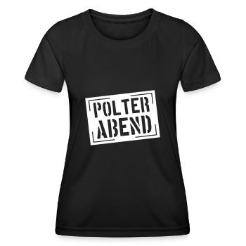 Polterabend Junggesellenabschied - Frauen Funktions-T-Shirt - Schwarz - Vorne - AI Model Female 172 light (172cm)