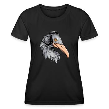 Shoebill Gaming - Women's Functional T-Shirt - black - Front - AI Model Female 172 light (172cm)