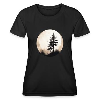 Mâchoire - T-shirt sport Femme - noir - Devant - AI Model Female 172 light (172cm)
