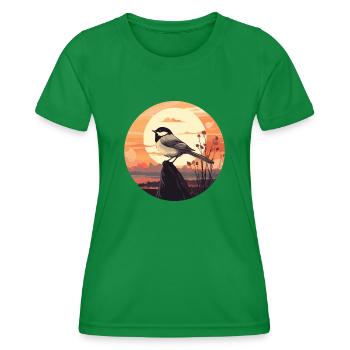 Meise - Frauen Funktions-T-Shirt - Kelly Green - Vorne - AI Model Female 172 dark (172cm)