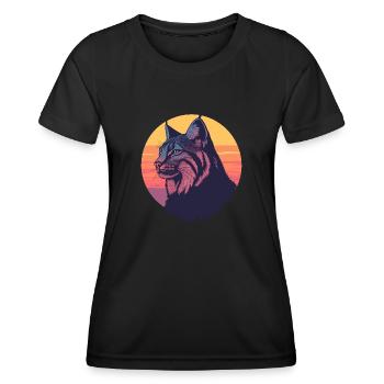 Lynx - Women's Functional T-Shirt - black - Front - AI Model Female 172 light (172cm)