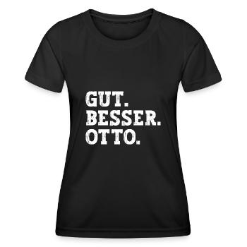 Gut Besser Otto Lustiger Spruch Name Otto - Frauen Funktions-T-Shirt - Schwarz - Vorne - AI Model Female 172 light (172cm)