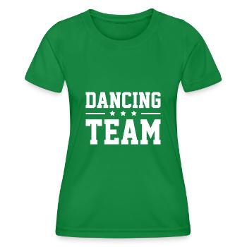 Équipe de danse - T-shirt sport Femme - vert - Devant - AI Model Female 172 dark (172cm)