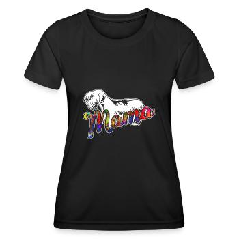 Sealyham Terrier Sealyham Terrier Mama - Women's Functional T-Shirt - black - Front - AI Model Female 172 light (172cm)