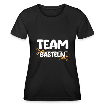 Bastler Bastelunterricht Basteln - Frauen Funktions-T-Shirt - Schwarz - Vorne - AI Model Female 172 light (172cm)