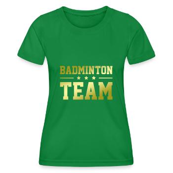 Équipe de badminton - T-shirt sport Femme - vert - Devant - AI Model Female 172 dark (172cm)