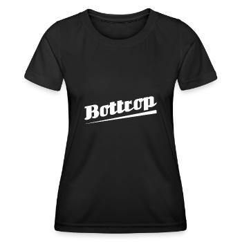 Bottrop - Textdesign mit Stadtnamen - Frauen Funktions-T-Shirt - Schwarz - Vorne - AI Model Female 172 light (172cm)