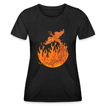 Phoenix - Women's Functional T-Shirt - black - Front - AI Model Female 172 light (172cm)