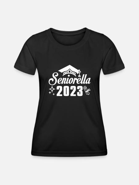 Senioren 2023 - Frauen Funktions-T-Shirt - Schwarz