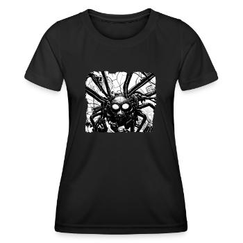 Cyber Spider - Women's Functional T-Shirt - black - Front - AI Model Female 172 light (172cm)