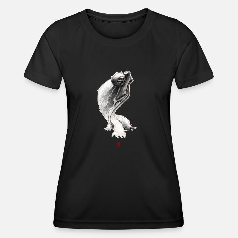 Sketchy Turtle - Women's Functional T-Shirt - black
