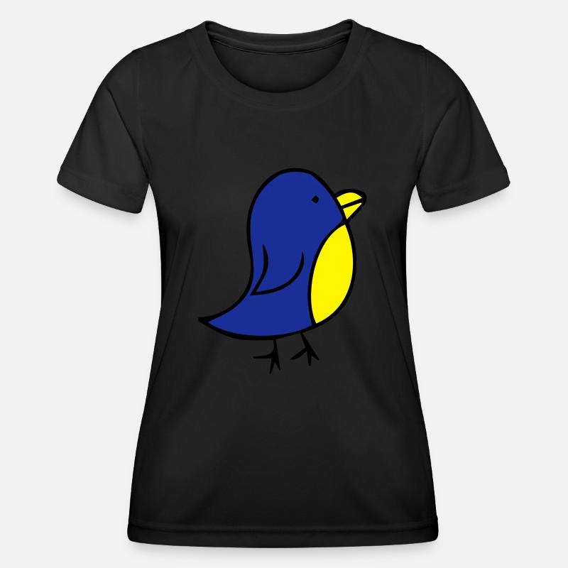cute-bird - Women's Functional T-Shirt - black