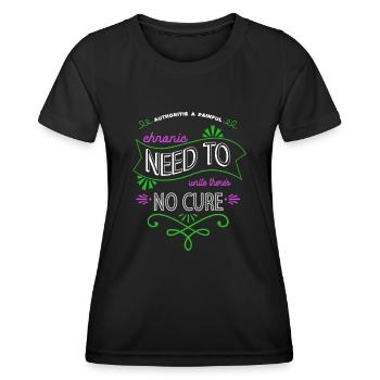 éditeur anniversaire livres écriture éditeur geek - T-shirt sport Femme - noir - Devant - AI Model Female 172 light (172cm)