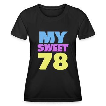 78 - Women's Functional T-Shirt - black - Front - AI Model Female 172 light (172cm)