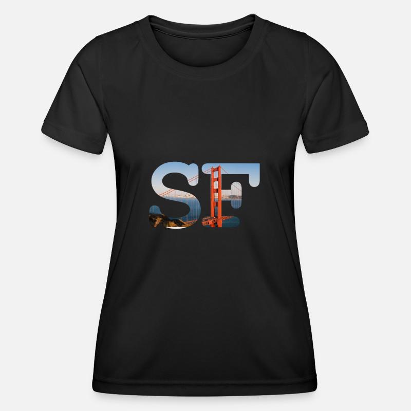 San Francisco - Women's Functional T-Shirt - black