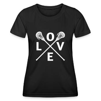 Lacrosse - T-shirt sport Femme - noir - Devant - AI Model Female 172 light (172cm)
