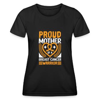 Krebs Brustkrebs Kampf gegen Krebs Chemotherapie - Frauen Funktions-T-Shirt - Schwarz - Vorne - AI Model Female 172 light (172cm)