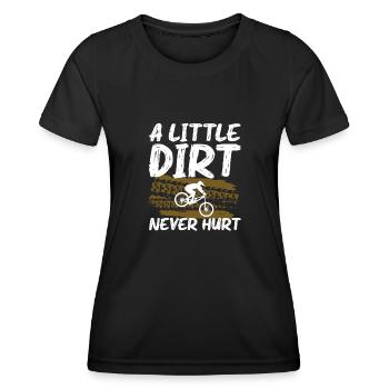 Mountain Bike Mtb Downhill Bike Cyclist Biker - Women's Functional T-Shirt - black - Front - AI Model Female 172 light (172cm)
