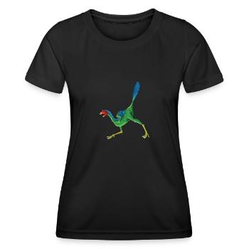 xxx Dinosaur Kids Dino Gift - Women's Functional T-Shirt - black - Front - AI Model Female 172 light (172cm)