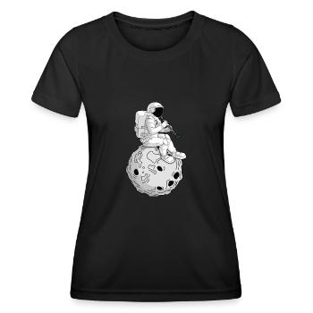 Klarinette Player Orchestra Musiker - Frauen Funktions-T-Shirt - Schwarz - Vorne - AI Model Female 172 light (172cm)