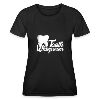 Assistant de laboratoire dentaire Assistant de laboratoire dentaire - T-shirt sport Femme - noir - Devant - AI Model Female 172 light (172cm)