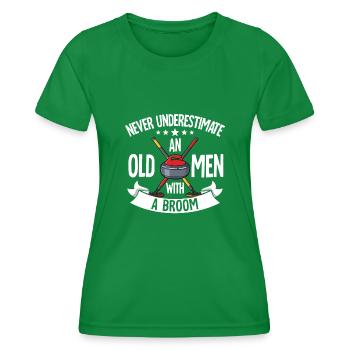 Locken - Frauen Funktions-T-Shirt - Kelly Green - Vorne - AI Model Female 172 dark (172cm)
