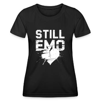 Toujours Emo ! Emo Goth Alternative - T-shirt sport Femme - noir - Devant - AI Model Female 172 light (172cm)