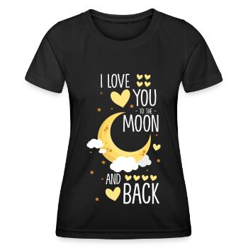 Romantisch Freundschaft Paare - Frauen Funktions-T-Shirt - Schwarz - Vorne - AI Model Female 172 light (172cm)