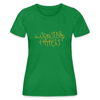 Ludwigshafen Street Art - Frauen Funktions-T-Shirt - Kelly Green - Vorne - AI Model Female 172 dark (172cm)
