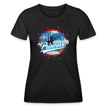 Not your Princess (Rainbow) - Women's Functional T-Shirt - black - Front - AI Model Female 172 light (172cm)