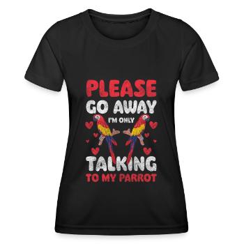 Macaw Beak Exotic - Women's Functional T-Shirt - black - Front - AI Model Female 172 light (172cm)