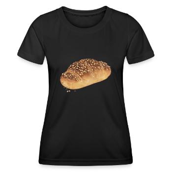 pain - T-shirt sport Femme - noir - Devant - AI Model Female 172 light (172cm)