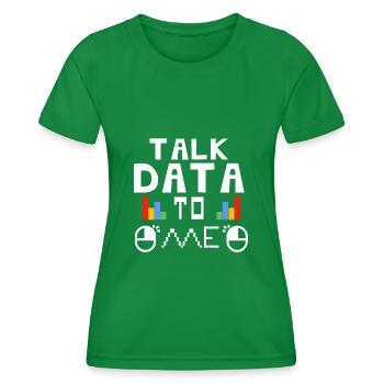 Programmeur informatique Chemise - T-shirt sport Femme - vert - Devant - AI Model Female 172 dark (172cm)
