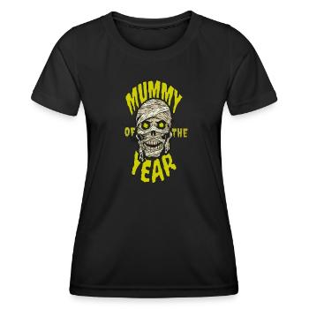 Halloween Mummy Of The Year Mama Mother - Women's Functional T-Shirt - black - Front - AI Model Female 172 light (172cm)