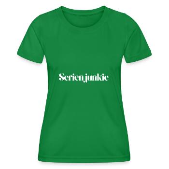 Accro des séries - T-shirt sport Femme - vert - Devant - AI Model Female 172 dark (172cm)