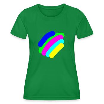 COLOR RAINBOW Mix - Women's Functional T-Shirt - kelly green - Front - AI Model Female 172 dark (172cm)