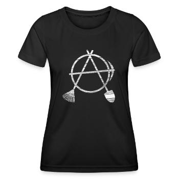 Garten Diy - Frauen Funktions-T-Shirt - Schwarz - Vorne - AI Model Female 172 light (172cm)