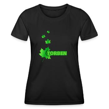 Torben - Frauen Funktions-T-Shirt - Schwarz - Vorne - AI Model Female 172 light (172cm)