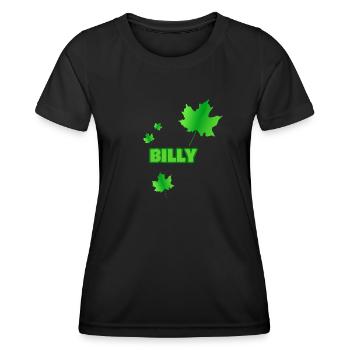 Nature Tree Forester Forester Billy - T-shirt sport Femme - noir - Devant - AI Model Female 172 light (172cm)