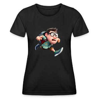 Pixelated Pals - Women's Functional T-Shirt - black - Front - AI Model Female 172 light (172cm)