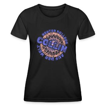 Vorname Collin - Frauen Funktions-T-Shirt - Schwarz - Vorne - AI Model Female 172 light (172cm)