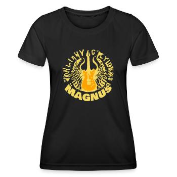 Geschenk für Magnus - Frauen Funktions-T-Shirt - Schwarz - Vorne - AI Model Female 172 light (172cm)