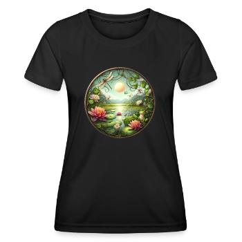 Lake of Dreams - Women's Functional T-Shirt - black - Front - AI Model Female 172 light (172cm)