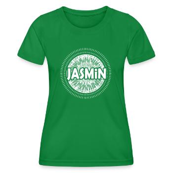 Geschenkidee Jasmin - Frauen Funktions-T-Shirt - Kelly Green - Vorne - AI Model Female 172 dark (172cm)