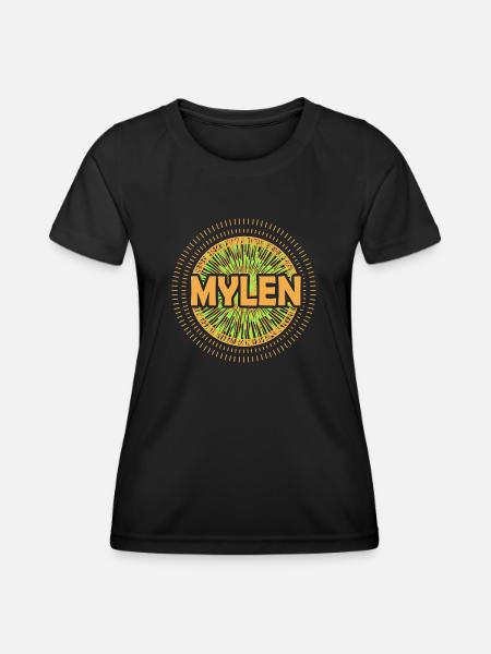 Cadeau-idee Mylen - Functioneel T-shirt voor vrouwen - zwart