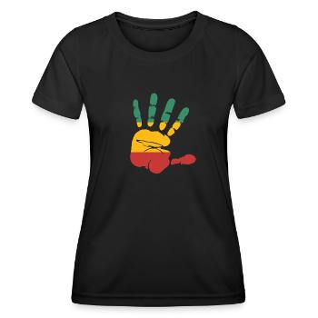 reggae - Women's Functional T-Shirt - black - Front - AI Model Female 172 light (172cm)