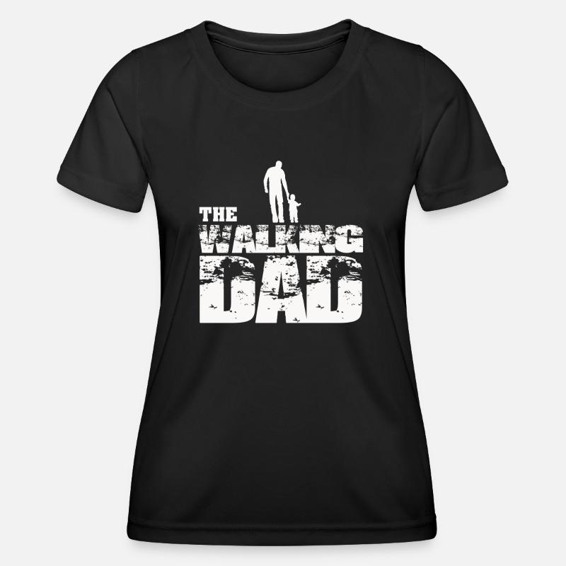 The Walking DAD - Women's Functional T-Shirt - black